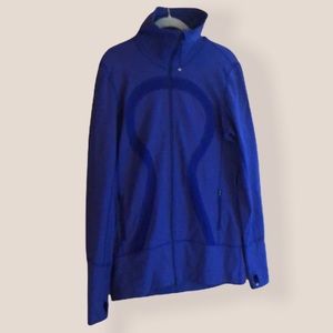Lululemon In Stride Jacket Purple Pigment Tonka Stripe size 10
